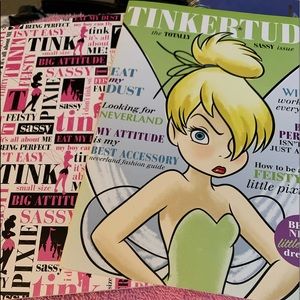 2 Disney Tinker Bell books for notes